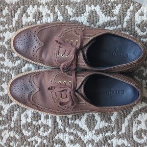 Cole Haan Brown Leather Oxfords